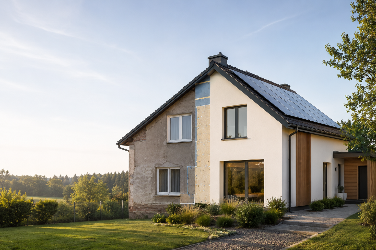 Rodinný dům při proměně ze starší stavby na energeticky úsporné bydlení